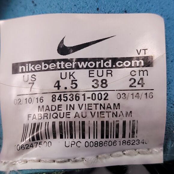 Nike Zoom All Out Flyknit Training Shoe Womens Size 7 845361-002 Black Gray - Picture 8 of 8